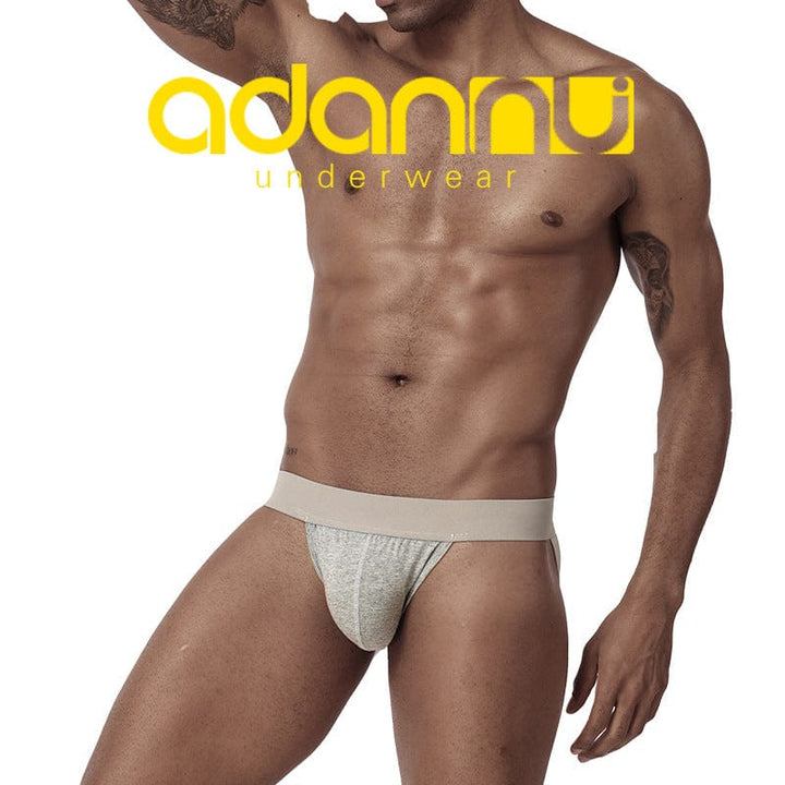 prince-wear popular products Flower Gray / M ADANNU | Classic Solid Color Jockstrap