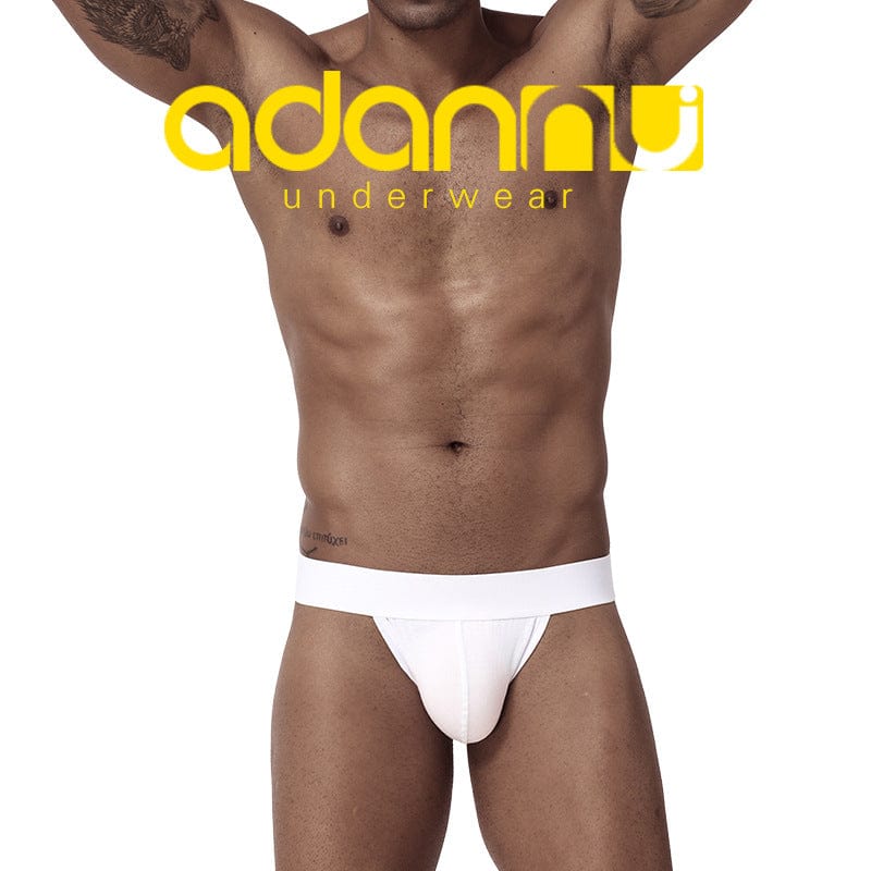 prince-wear popular products White / M ADANNU | Classic Solid Color Jockstrap
