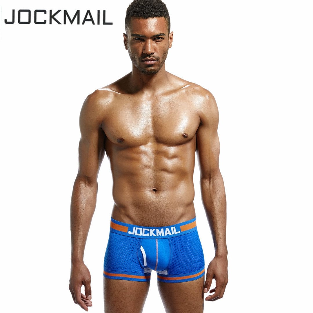 prince-wear popular products Colorful blue / M JOCKMAIL | Bulge Pouch Mesh Boxer