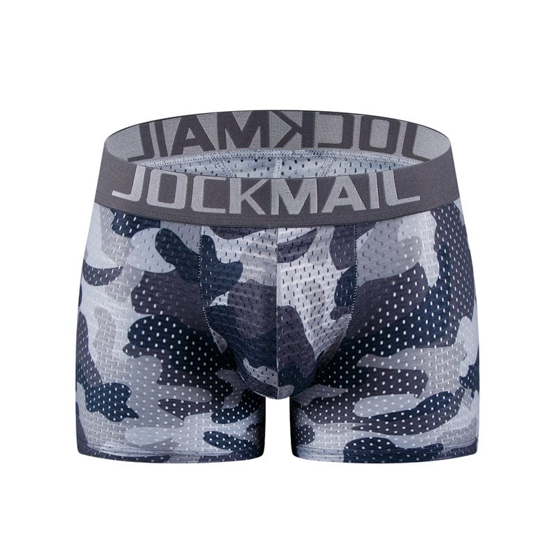 prince-wear JOCKMAIL | Camo Mesh Boxer with Removable Pads