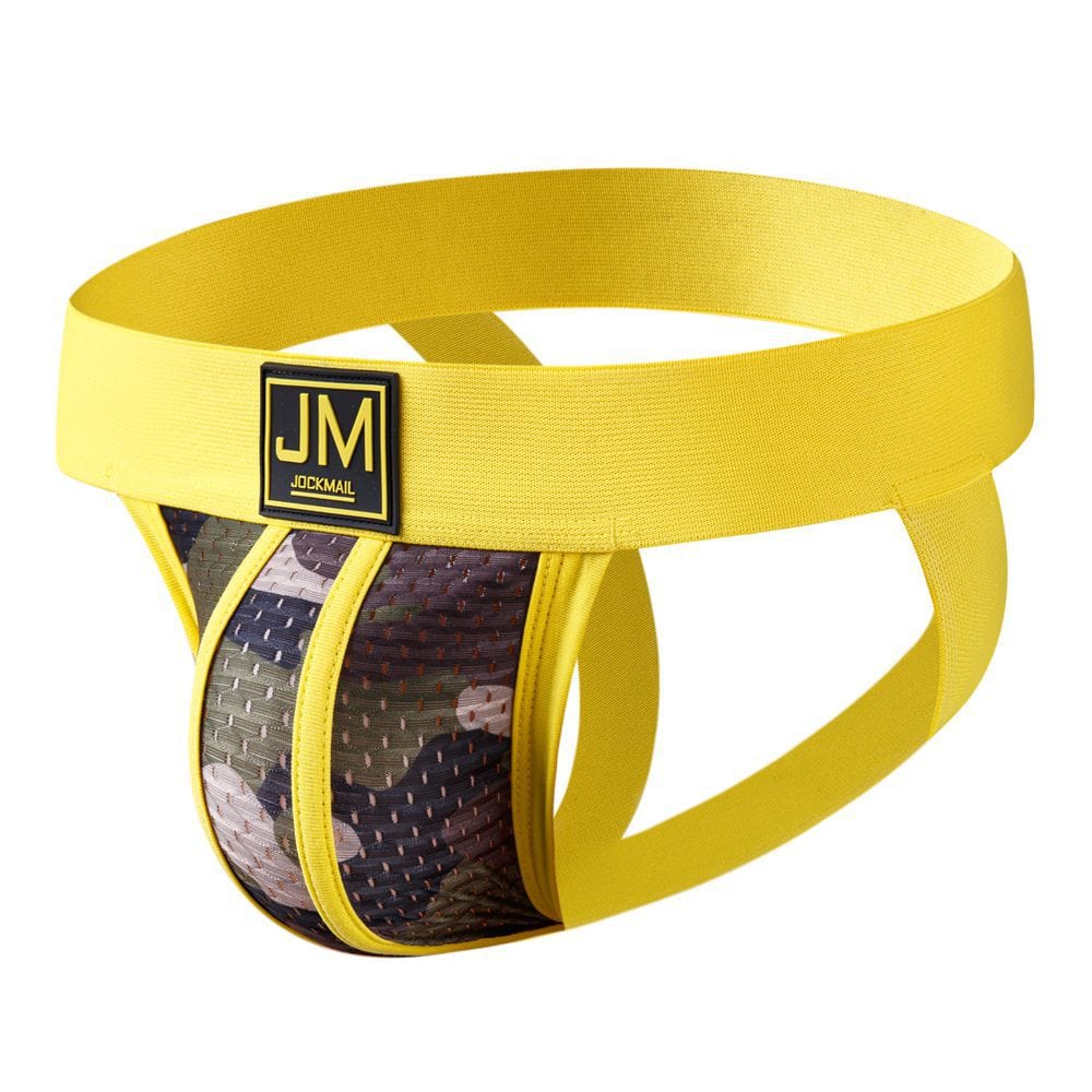 prince-wear Yellow / M JOCKMAIL | Camo Sports Jockstrap