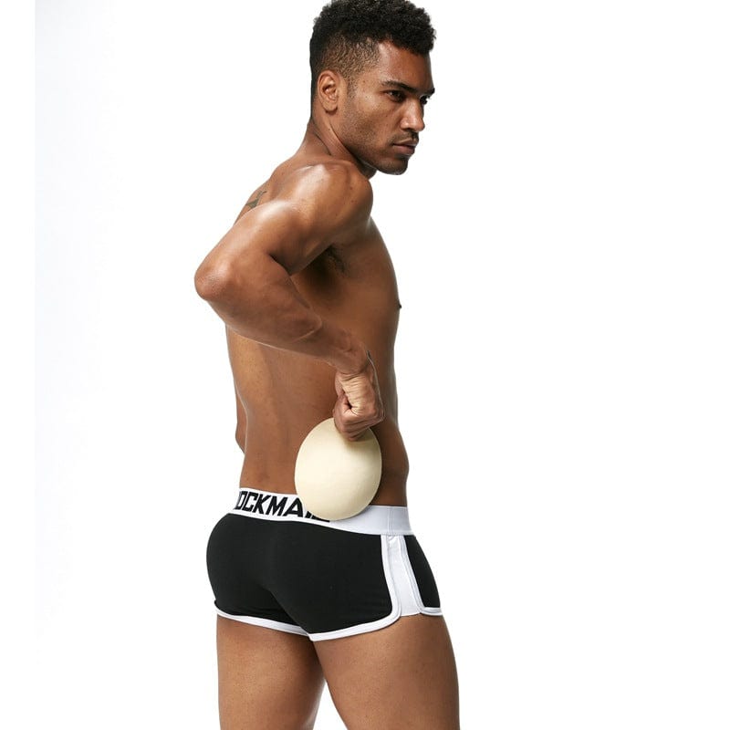 prince-wear popular products Black / M JOCKMAIL | Cotton Boxer with Sponge Pad