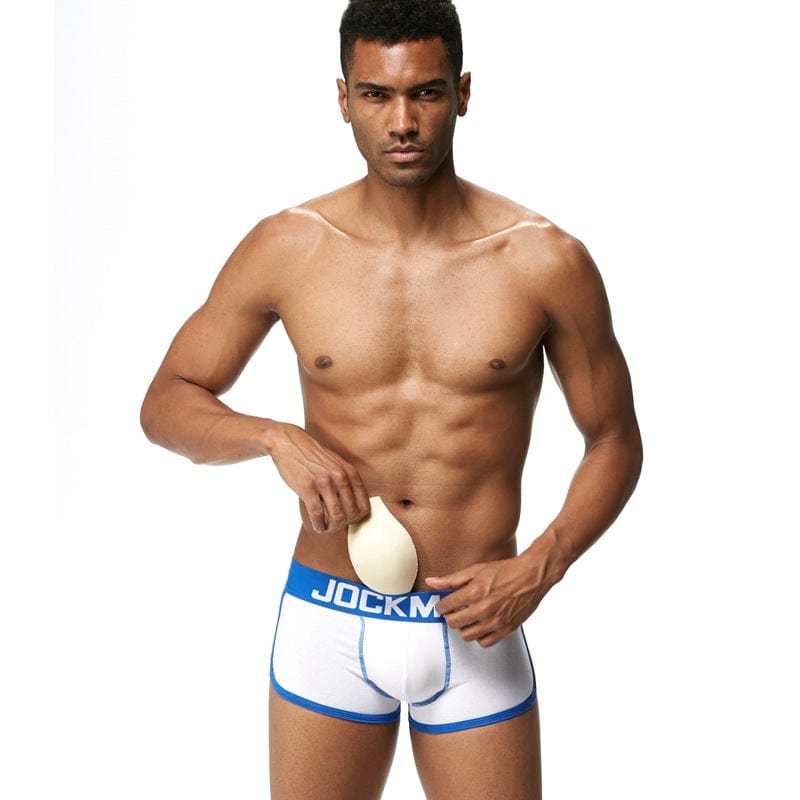 prince-wear popular products White / M JOCKMAIL | Cotton Boxer with Sponge Pad