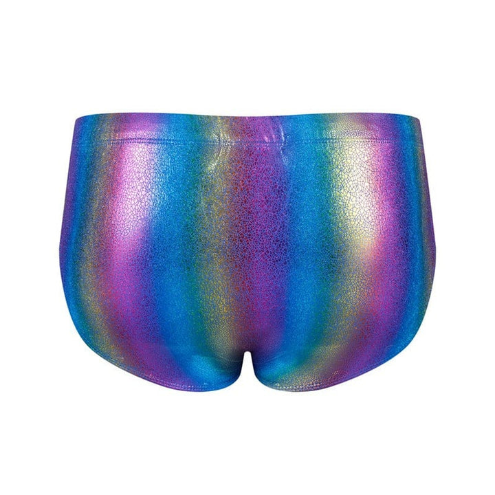 prince-wear JOCKMAIL | Iridescent Snake Print Swim Brief with Removable Bulge Pouch