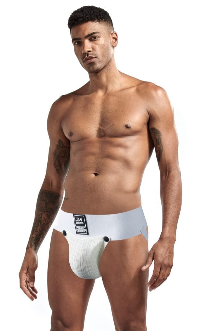 prince-wear popular products White / M JOCKMAIL | Jockstrap with Detachable Pouch