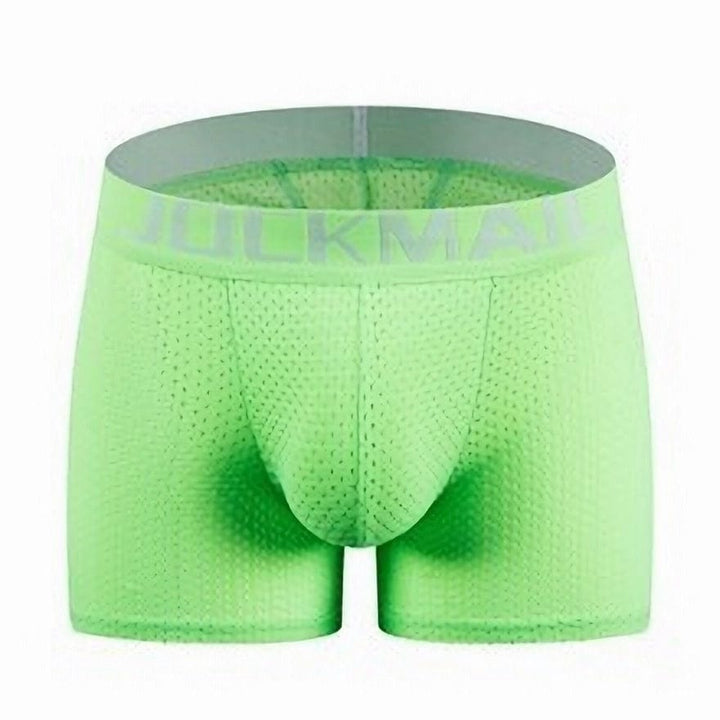 prince-wear popular products Fluorescent Green / L JOCKMAIL | Mesh Boxer with Sponge Padding