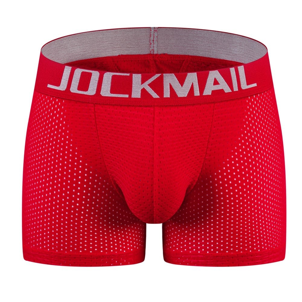 prince-wear popular products Red / L JOCKMAIL | Mesh Boxer with Sponge Padding