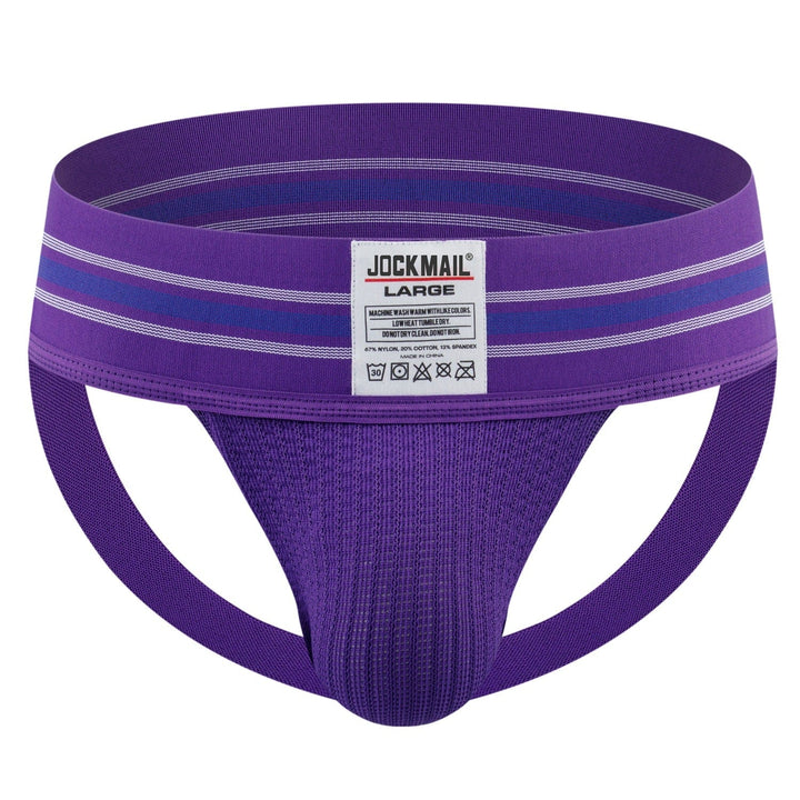 prince-wear popular products Purple / L JOCKMAIL | Rainbow Big Boy Bulge Pouch Jockstrap