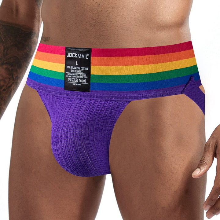 prince-wear popular products Purple / M JOCKMAIL | Rainbow Jockstrap