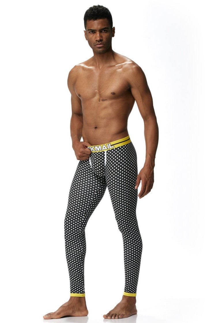 prince-wear popular products Black / M JOCKMAIL | Star Bulge Pouch Long Underwear