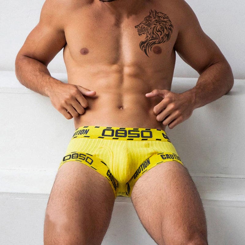 prince-wear popular products Yellow / M O85O | Caution Boxer