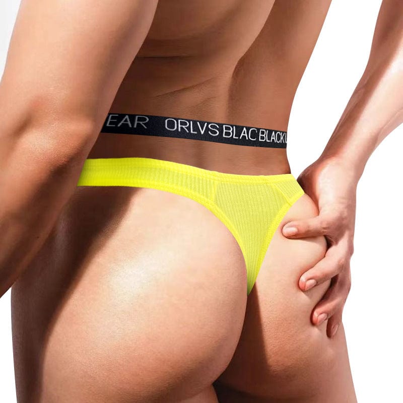 prince-wear Unpopular products Yellow / L ORLVS | Want-to-Play Thong