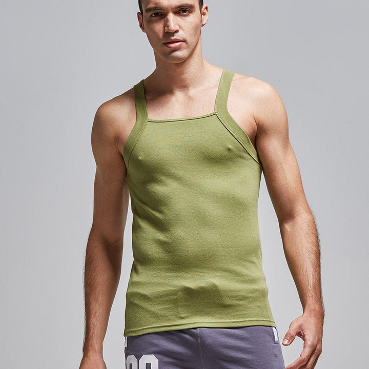 prince-wear Army Green / M PRINCEWEAR™ | Superbody Solid Color Tank Top