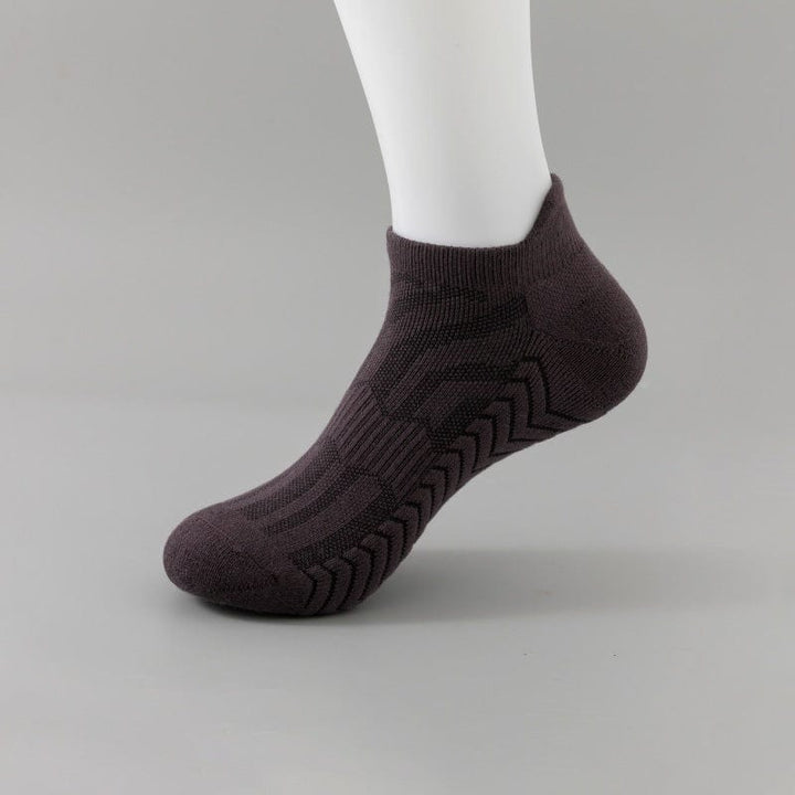 prince-wear Coffee / Free size PRINCEWEAR™ | TerryTouch Ankle Socks 3-Pack