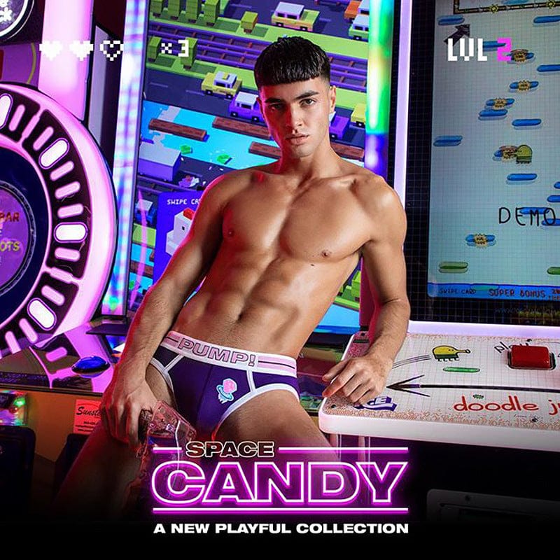 prince-wear popular products PU018-purple / M PUMP! | Space Candy Briefs