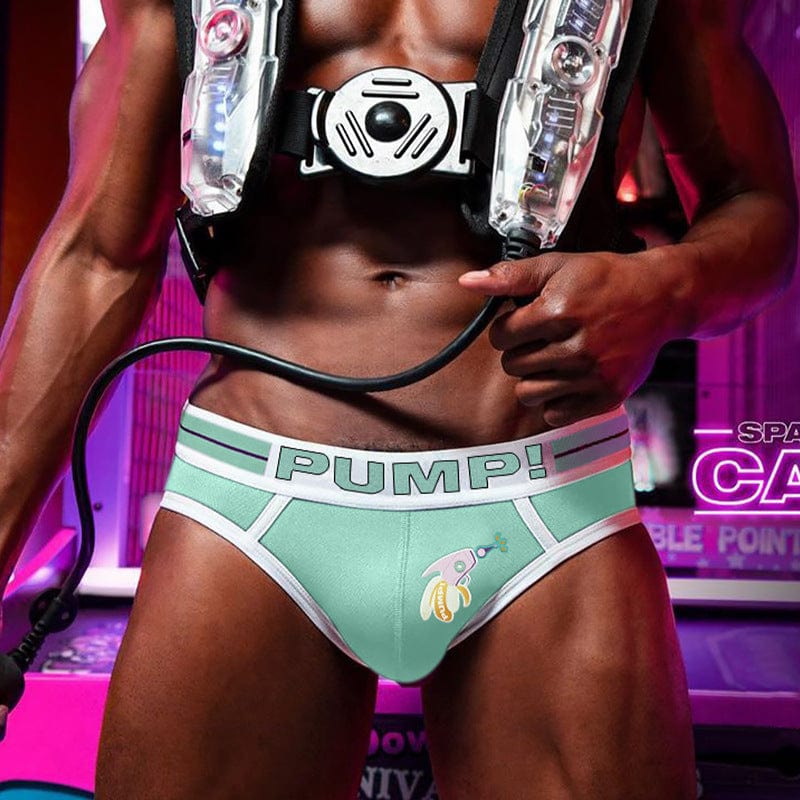 prince-wear popular products PU038-Green / M PUMP! | Space Candy Briefs