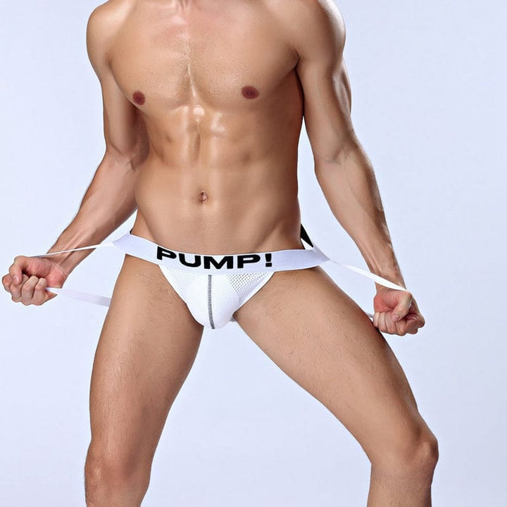 prince-wear Jockstraps White-H588 / M PUMP! | Workout Jockstrap