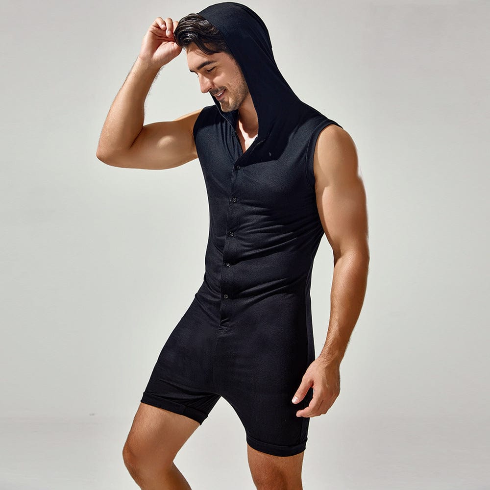 prince-wear TAUWELL | Hooded Sleeveless Bodysuit